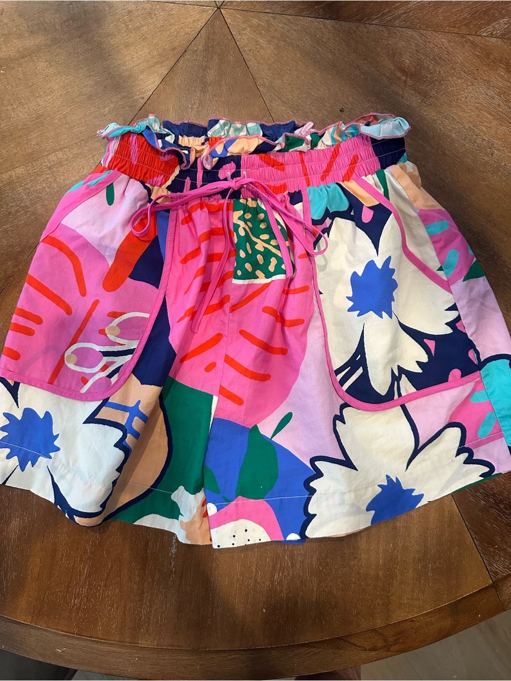Ciebon Vibrant Floral Print Shorts from Swoon boutique in New Orleans